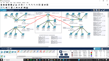 Enterprise WAN simulation